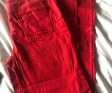 Red jeans size 14