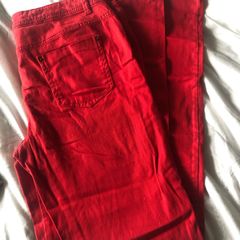 Red jeans size 14