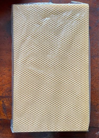 100% Natural Donegal Beeswax for candles (5 sheets per pack)