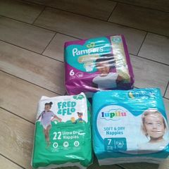 baby nappies size 6 + 7