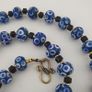Antique Venetian Style Thousand Eyes Glass Beaded Necklace Image 7