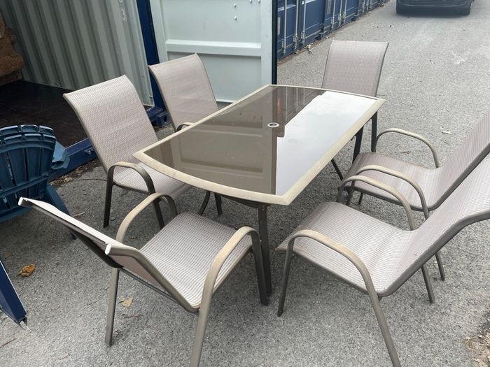 Garden table and chairs