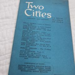 Journal Two Cities  May 1960
