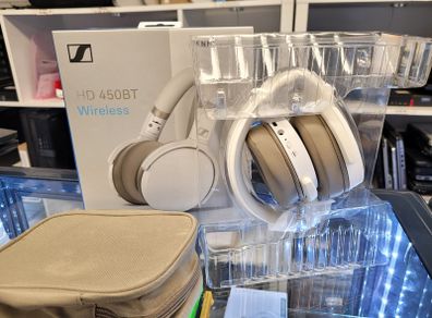 Sennheiser HD 450BT WHITE Noise Canceling Bluetooth Headphones