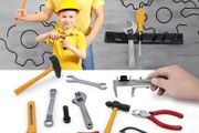 14pcs/lot Simulation Repair Drill Tools Set Children Pretend Play Boy Safe Plastic Maintenance Tool Screwdriver Children Toy