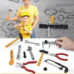 14pcs/lot Simulation Repair Drill Tools Set Children Pretend Play Boy Safe Plastic Maintenance Tool Screwdriver Children Toy