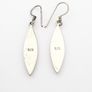 925 Silver Vintage Textured Earrings Image 3
