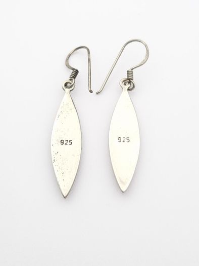 925 Silver Vintage Textured Earrings