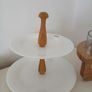 Danish Style  Cake Stand and Serving Bowl Image 2