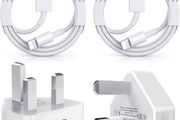 iPhone Charger Plug and 1M Cable,2 Pack USB Plug with Lightning Cable,Compatibles with iPhone 14/14 Pro/14 Pro Max/13/13 Pro/13 Pro Max/12/12 Pro/SE/11/11 Pro/XS Max/XR/X/8/7/iPad Apple MFi Certified