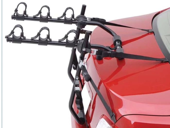 Hollywood Express  3-Bike Car Boot Rack Black