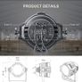 Stage Lights 54 2W LED Par Light Warm/Cold White RA>90 Supports DMX512 and Master-Slave Super Bright Strobe Light for Theater, Photography, Party, Show, Church Event, Wedding (FREE SHIPPINGS) Image 7