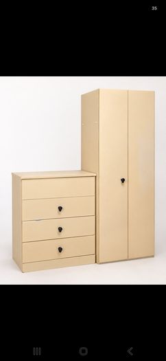 Good quality drawers and wardrobe