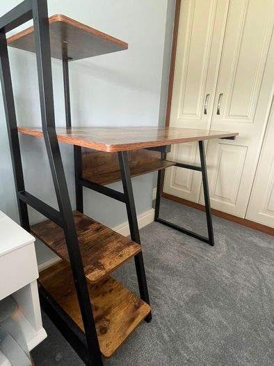 Office Desk with Shelves