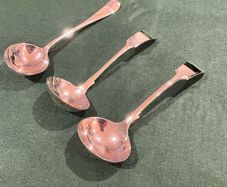 Antique Ladel Spoons x3