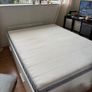 IKEA BRIMNES Bed Frame with Storage  Headboard  White King Size Image 4