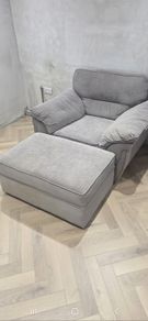 4 seater sofa , arm chair and footstool