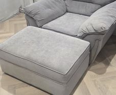 4 seater sofa , arm chair and footstool