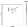 Shower Base Tray SMC Brown 80x80 cm Image 8