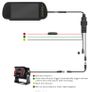 Car Wired Rear view System 7'' Rearview mirror monitor with IR night vision 4Pin rear view parking camera for Trucks RVs Camper Van Image 4