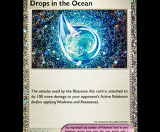 Drops in the Ocean 021/034 Holo Pokemon Card Classic Game Deck Blastoise Suicune CLB