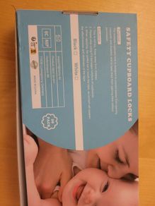 baby safety cupboard locks white adhesive