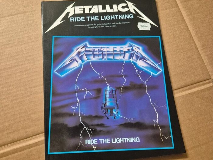 Metallica Ride The Lightning Guitar Tab Book