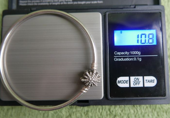 Genuine Pandora Sterling Silver 925  Limited Edition Firework Snowflake Christmas Bangle 10,8g