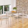 Dining Table Kitchen Table with 4 Chairs Dining Room Set Kitchen Table Chair Set Image 5