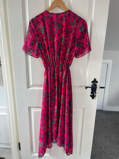 Claudie Pierlot Handkerchief Hem Midi Dress - Size 38 - 295e current stock