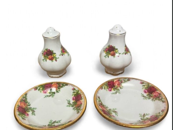 Royal Albert Salt and Pepper