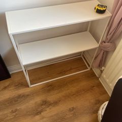 white shelf