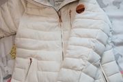 Gorgeous Diesel cream and rose gold jacket