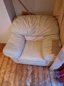 Leather couch