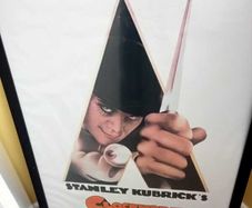 Large Framed A Clockwork Orange Movie Poster - Stanley Kubrick Cult Classic