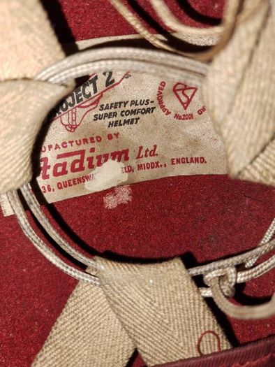 Vintage Stadium Motorcycle Helmet