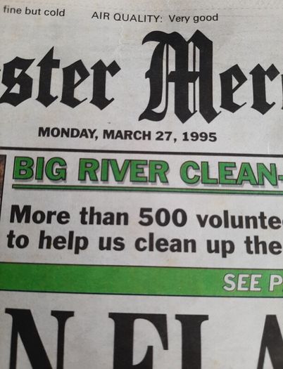 Vintage newspaper 1995 Leicester Mercury