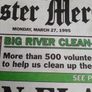 Vintage newspaper 1995 Leicester Mercury Image 2