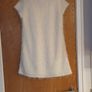 YUMIi  Cream Feather  Dress .  S. M - 12.  NEW - No Tag. Image 6