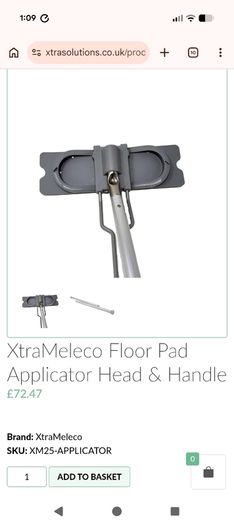 XtraMeleco Floor Pad Applicator Head & Handle