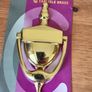 Heavy Brass Letter Plate 10x3 inch with free brass knocker Image 5