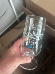 20 Carlsberg pint glasses