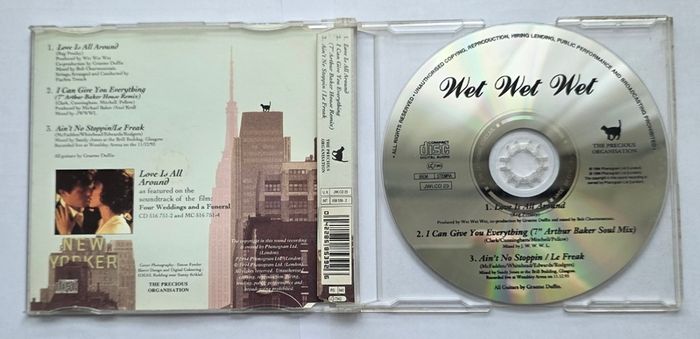 Wet Wet Wet - Love Is All Around - CD Single