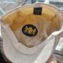 Unworn Y2K Cream Beige Newsboy Cap / Baker Boy Flat Cap Summer 100% Linen Image 3