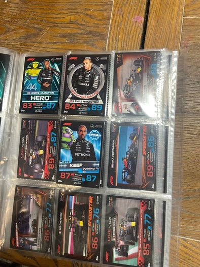 F1 cards