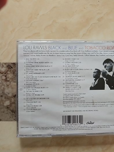 Lou Rawls CD - Black And Blue / Tobacco Road