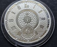 2022 1 oz 6 Dollar NZD Tokelau Silver Chronos Coin BU (In Capsule)