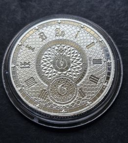 2022 1 oz 6 Dollar NZD Tokelau Silver Chronos Coin BU (In Capsule)