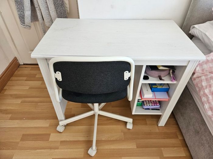 IKEA Desk and Swivel Chair