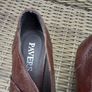 PAVERS brown leather shoes. Image 5